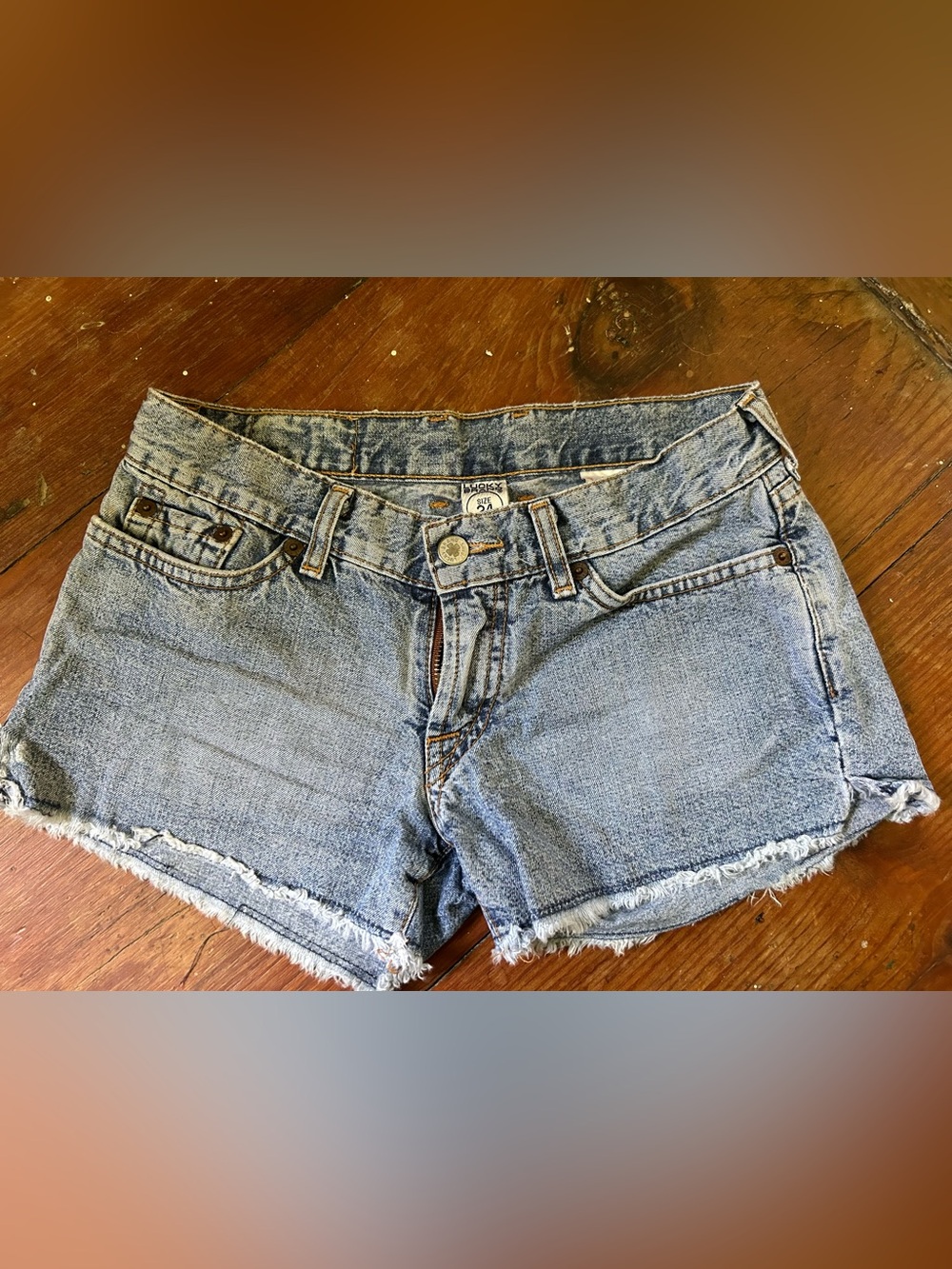 Lucky Brand Light Blue Denim Cutoff Shorts